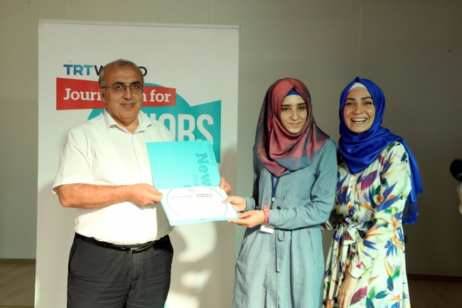 Suriyeli ve Iraklı gençler gazetecilik eğitimi aldı