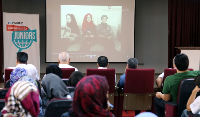 Suriyeli ve Iraklı gençler gazetecilik eğitimi aldı