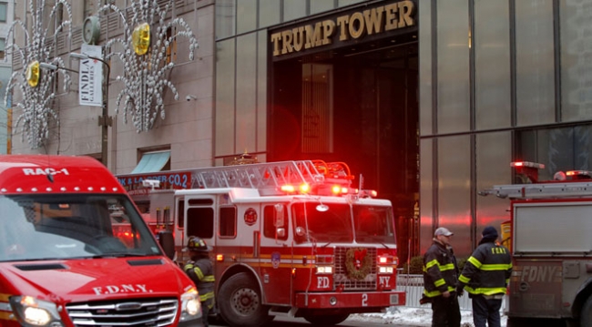 Trump Tower'da yangın çıktı