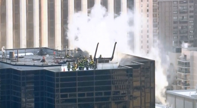 Trump Tower'da yangın çıktı