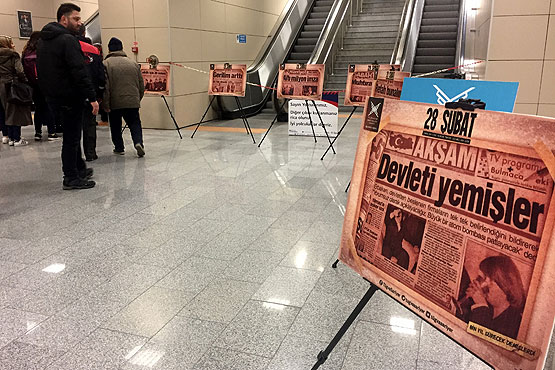 TÜGVA'dan '28 Şubat Manşetleri' sergisi