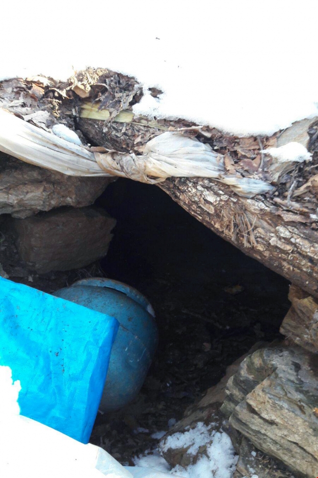 Tunceli'de teröristlere ait patlayıcı ve çeşitli malzemeler ele geçirildi