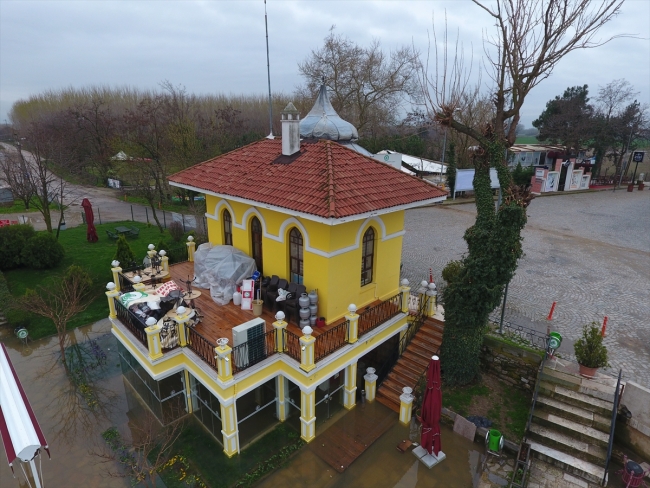Tunca Nehri’nin taşkın alanı genişledi