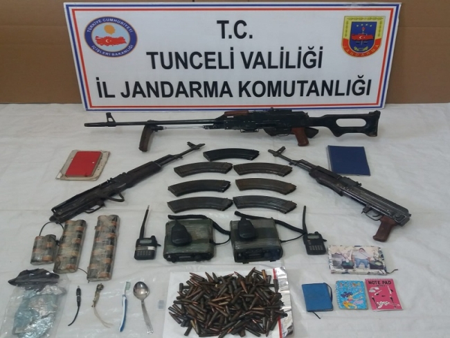 Tunceli'de eylem hazırlığında olan 3 terörist etkisiz hale getirildi