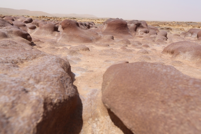 Tunus'ta Ayn Şerşare bölgesi Ay'da yürüme hissi yaşatıyor
