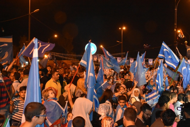 Türkmenlerin seçim protestosu 12. gününde