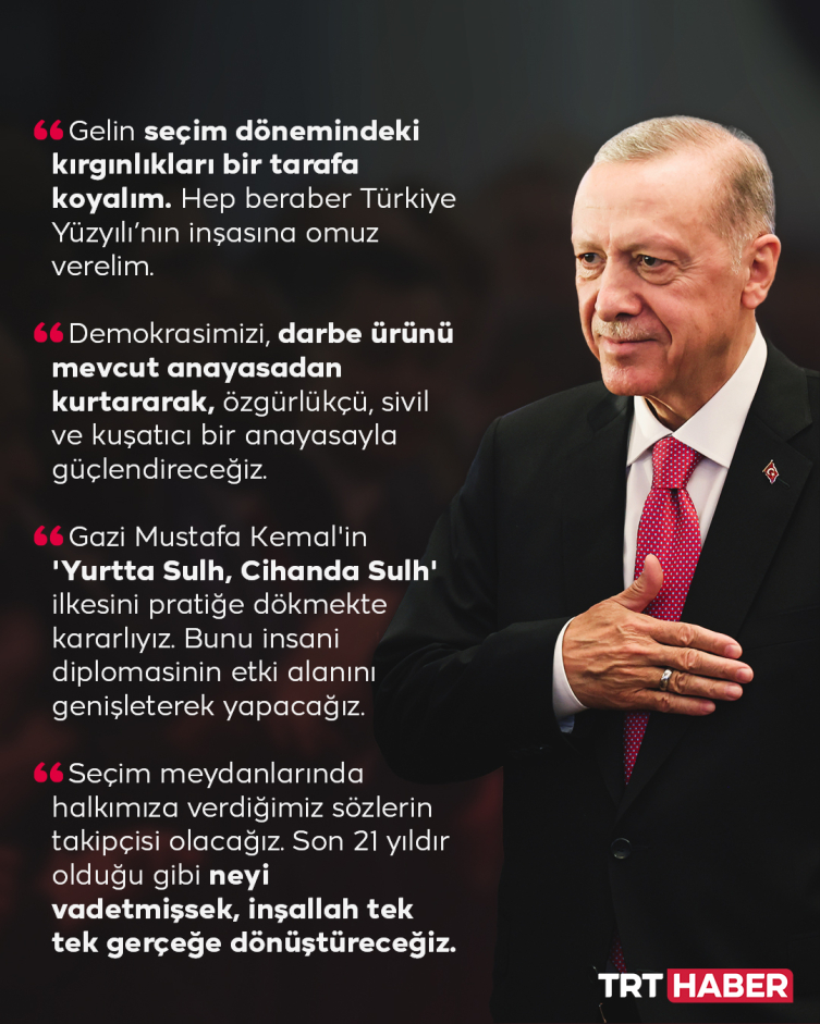 Cumhurbaşkanı Erdoğan: Türkiye Yüzyılı'nı nakış nakış işleyeceğiz