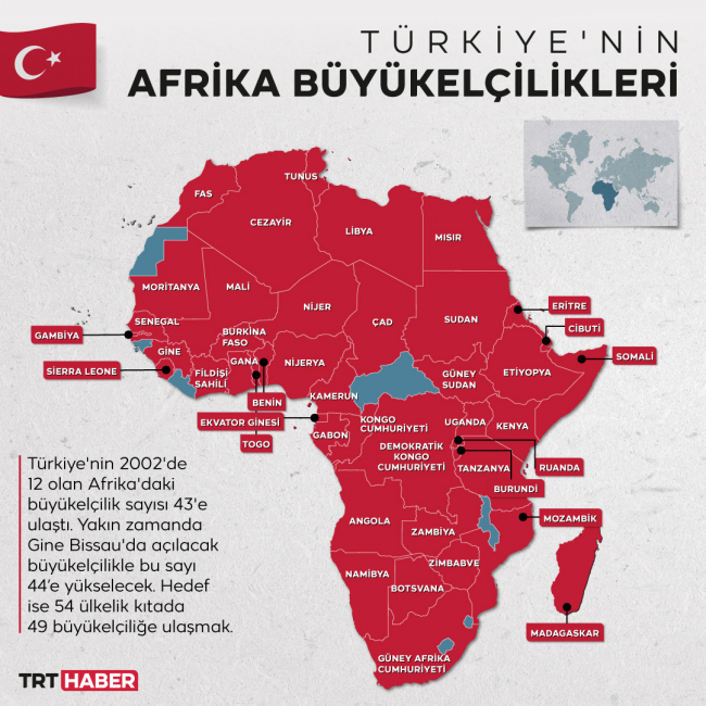 Cumhurbaşkanı Erdoğan'ın Afrika ziyareti bugün başlıyor