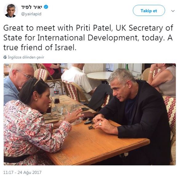 İsrail görüşmesi nedeniyle istifa eden İngiliz Bakan'ın yerine Mordaunt atandı