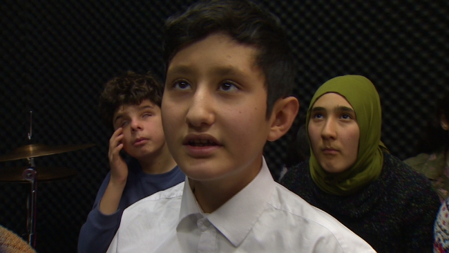 Görme engelli ortaokul öğrencileri koro kurdu