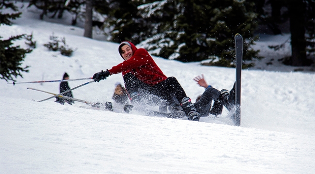 Uludağ'da hafta sonu yoğunluğu