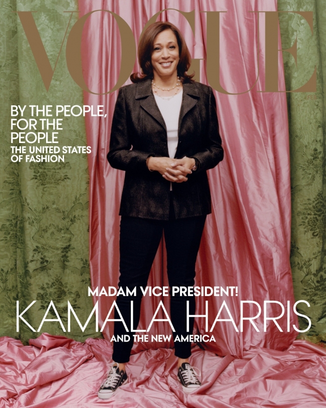 Kamala Harris'in ten rengiyle oynayan Vogue eleştirilerin hedefinde
