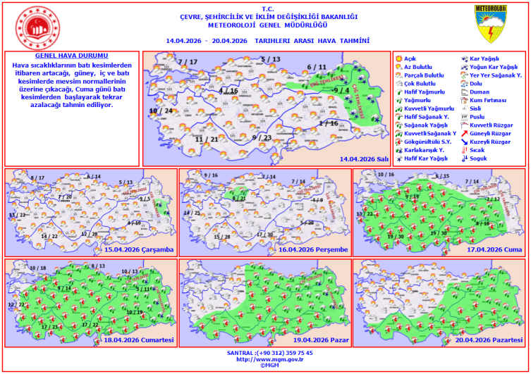 Bahar güneşi kısa sürecek: Yeni yağışlı sistem yolda