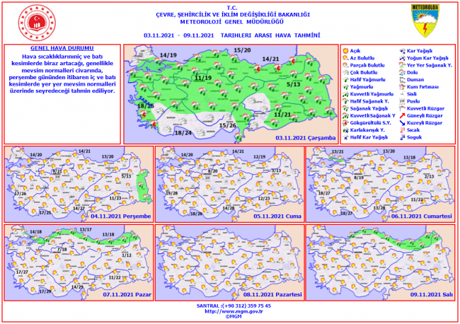 İç ve batı kesimlerde sıcaklıklar artacak