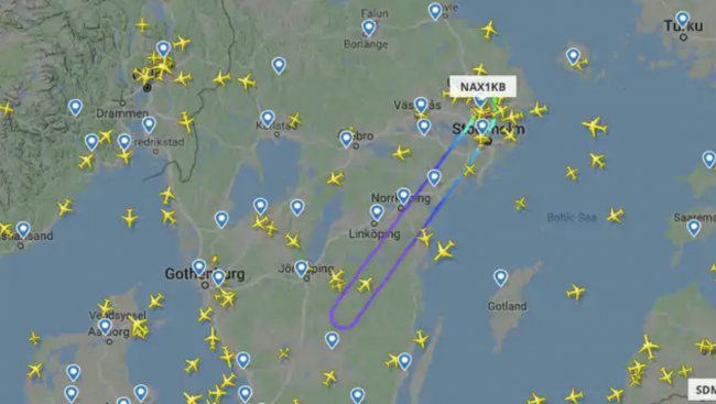 Norveç uçağında bomba alarmı