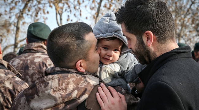 PÖH'ler dualarla Afrin'e uğurlandı