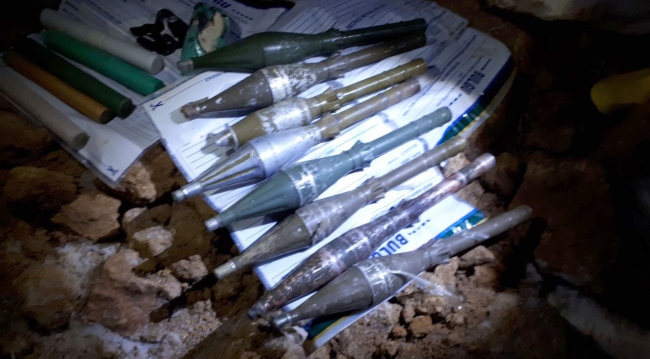 Van'da terör örgütü PKK'ya ait mühimmat ele geçirildi