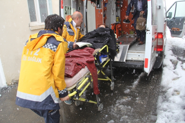 Van'da rahatsızlanan hastaya 5 saatte ulaşıldı