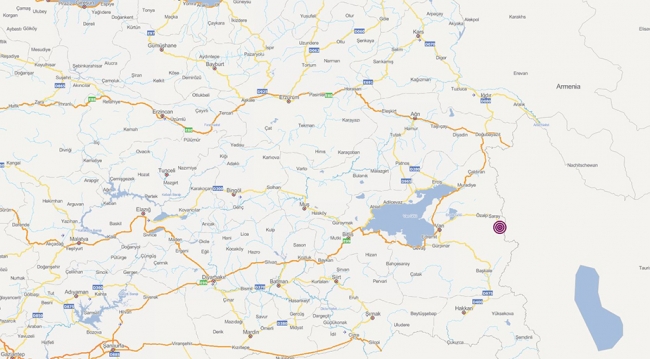 Van'da 4,3 büyüklüğünde deprem