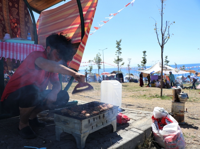 Türkiye'nin denize kıyısı olmayan ilk mavi bayraklı plajına yoğun ilgi
