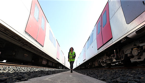 Ankara metrosunun kadın vatmanları