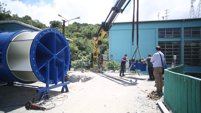 Alibey Barajı’nda vana değişimi