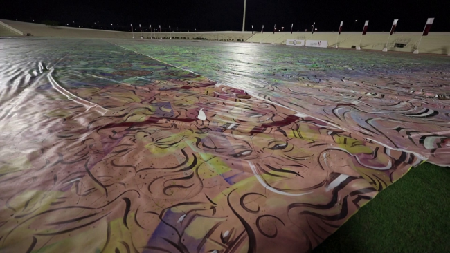 Futbol sahası büyüklüğündeki tablo Guinness Rekorlar Kitabı'na girdi