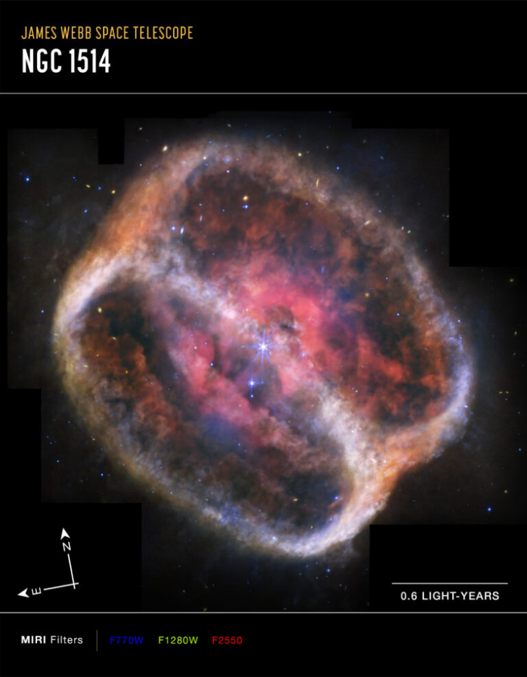 Ölmekte olan yıldızın hayaletimsi halkaları JWST ile gün yüzüne çıktı