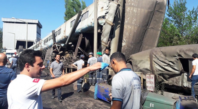 Yatağan Termik Santrali'nde göçük