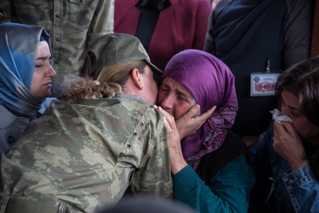 Jandarmanın ilk kadın komutanı şehit Yakut'a son veda