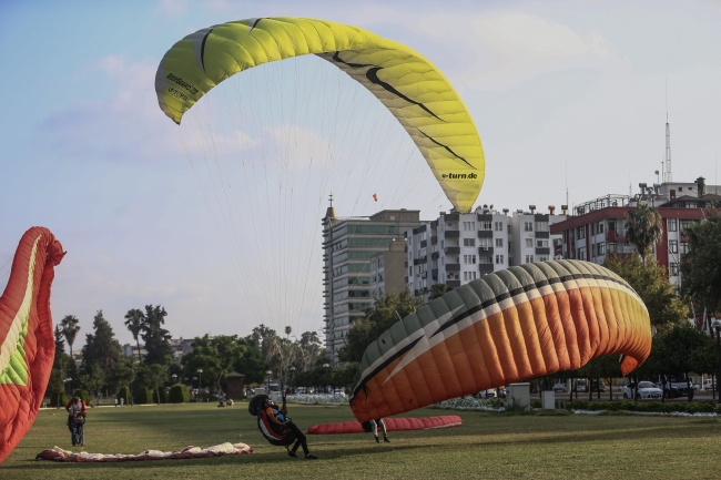 Adana yamaç paraşütçülerinin yeni gözdesi oldu