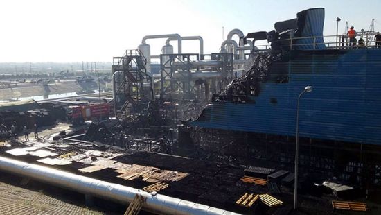 Aydın'da jeotermal tesislerinde yangın