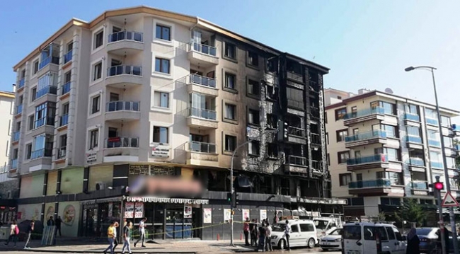 Ankara'da korkutan yangın