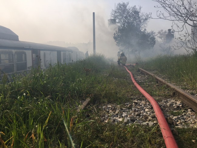Haydarpaşa Tren Garı'nda yangın