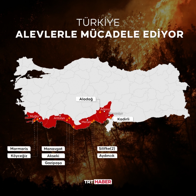 Cumhurbaşkanı Erdoğan yangın bölgesine gidiyor