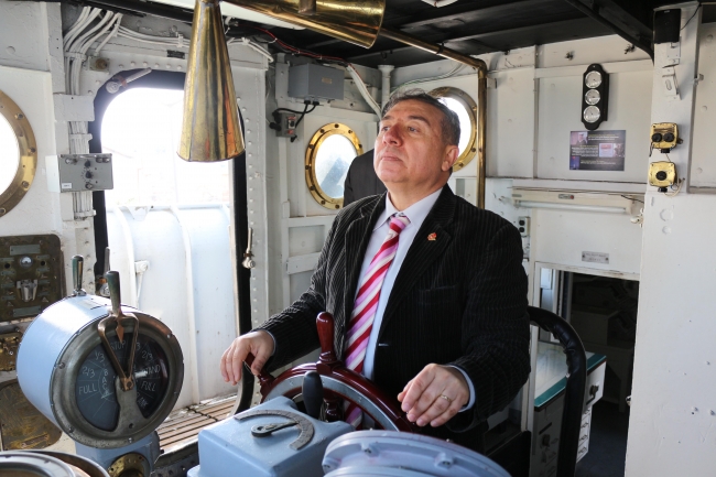 Karakol gemisi Yarhisar, şimdi müze olarak ilgi görüyor