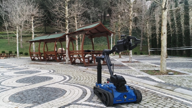Yerli bomba imha robotu Ertuğrul görev başında