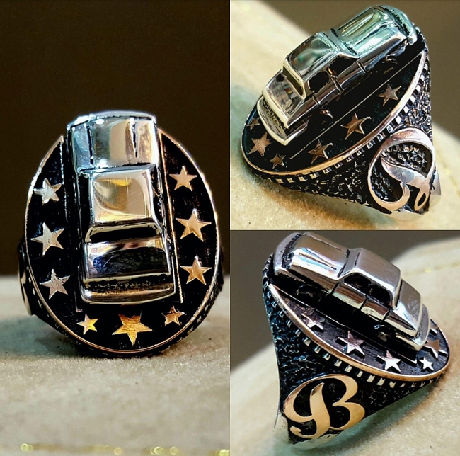 MHP lideri Bahçeli "klasik otomobil" tutkusunu parmağında taşıyacak