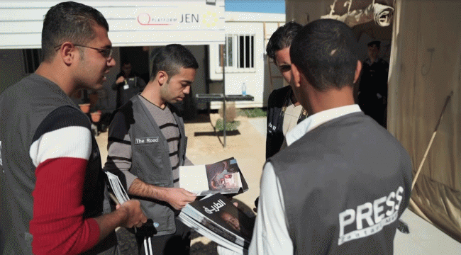 Ürdün’deki Zaatari mülteci kampının gazeteci gençleri kendi dergilerini çıkartıyor