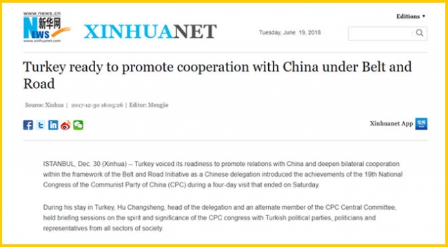 Dışişleri Bakanı Çavuşoğlu’nun ziyareti Çin basınında