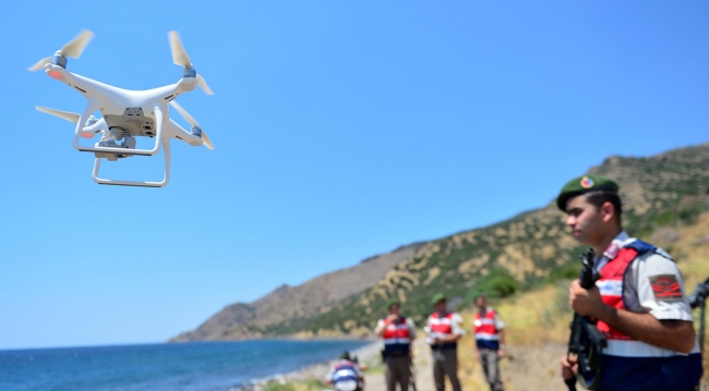 Yasa dışı geçişlere 'drone'lu önlem
