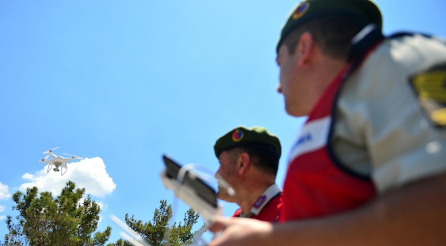 Yasa dışı geçişlere 'drone'lu önlem