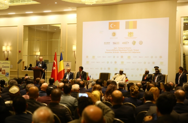 Cumhurbaşkanı Recep Tayyip Erdoğan, Çad'da Türk iş adamlarına seslendi