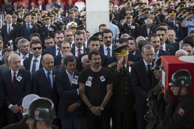 KATO Dağı'nı teröristlere dar eden şehit Tümgeneral Aydın'a veda