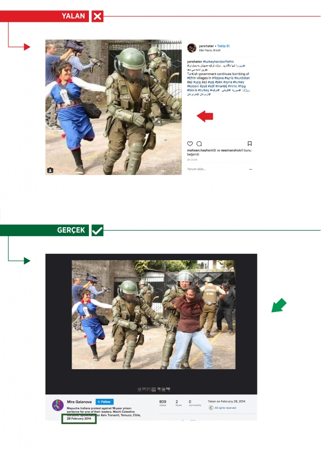 YPG/PKK destekçilerinden bir montaj daha