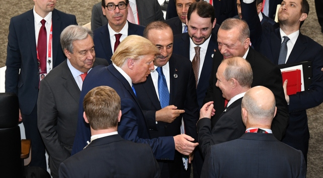 CumhurbaÅkanÄ± ErdoÄandan, Trump ve Putin ile samimi sohbet