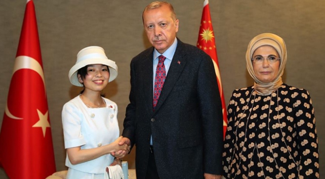 Cumhurbaşkanı Erdoğan, Altes Prenses Akiko ile görüştü