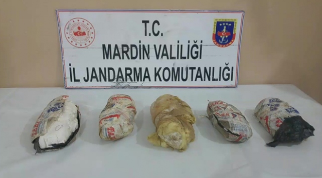 Mardin'de 7 kilogram plastik patlayıcı ele geçirildi