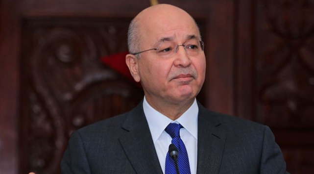 Irak Cumhurbaşkanı Salih'ten ABD ve İran'a gerginliği azaltma çağrısı