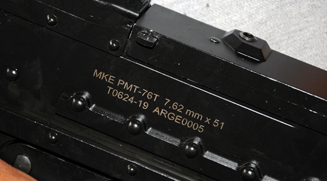Güvenlik güçlerine yerli makineli tüfek PMT76